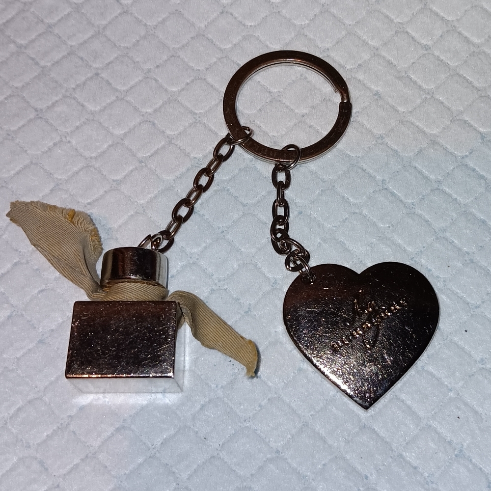 Burberry Rare Vintage Heart Perfume Bottle Keychain